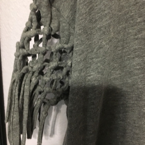 Wild Heart tiger striped fringed Graphic Tee 11/13 - Picture 4 of 6